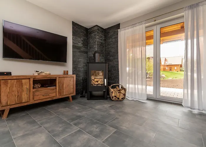 Holiday home Fh Harzhirsch - Kamin, Sauna, Bettwaesche, Kurtaxe Inklusive *